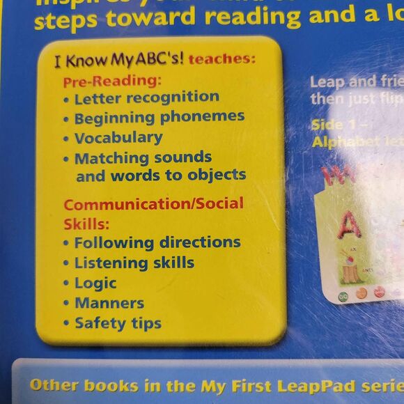 NIP My 1st LeapPad I Know My ABC's LeapFrog - Picture 5 of 6